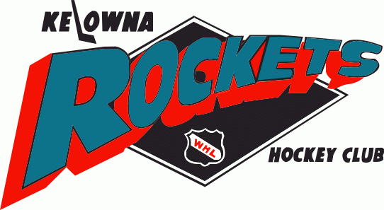 Kelowna Rockets 1995 96-2000 01 Primary Logo vinyl decal